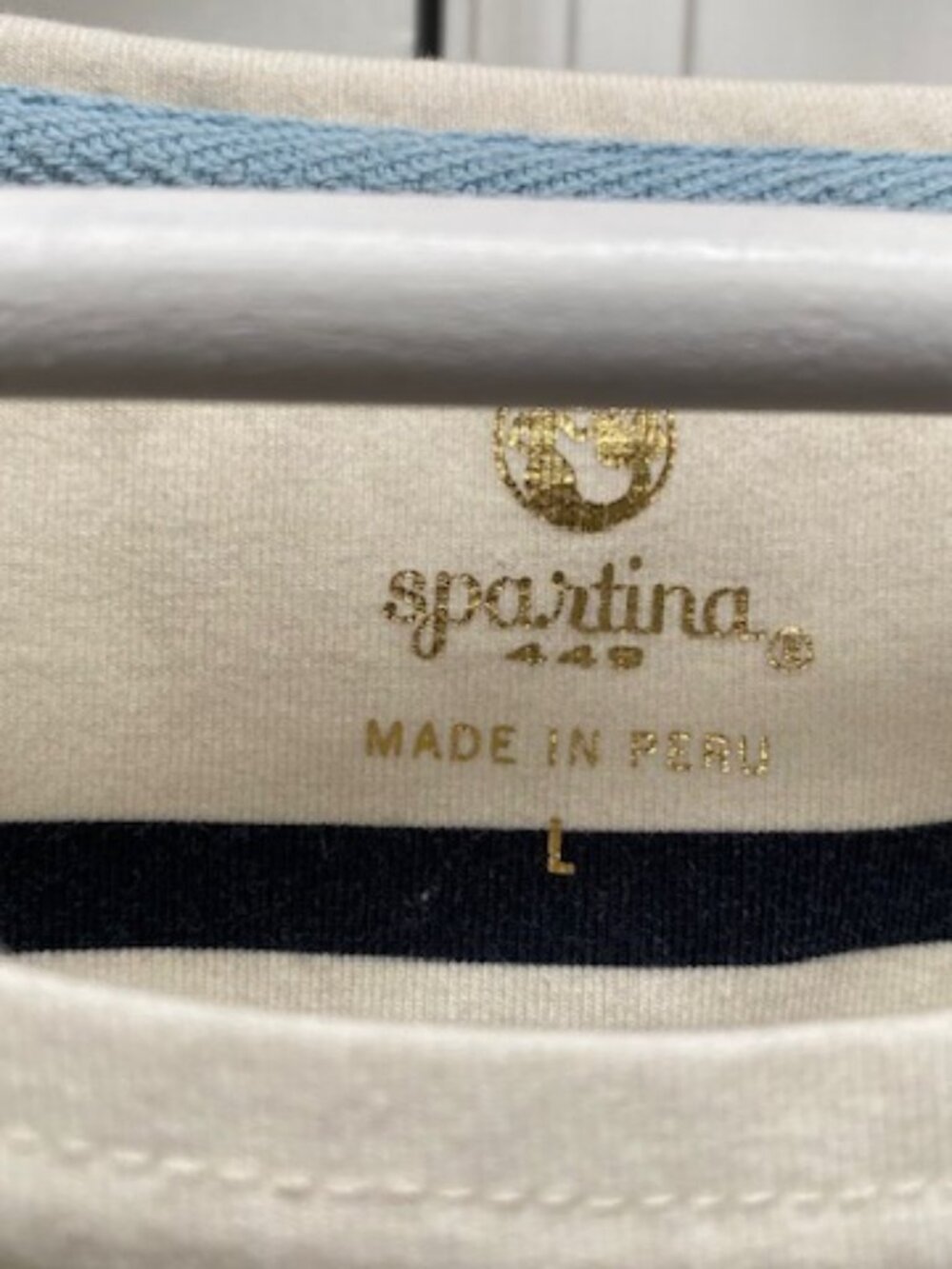 Spartina long sleeve tee shirt stripes L